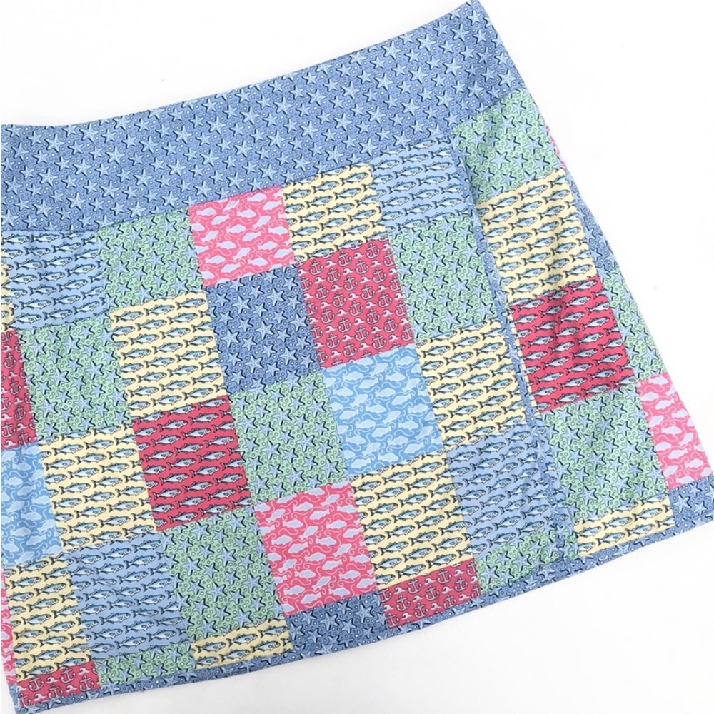 Vineyard Vines Classic Patchwork Faux Wrap Skirt